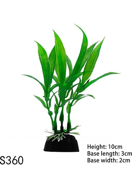 S360 Stili ✅simülasyon Yapay Bitkiler Akvaryum Dekor Plastik Sualtı Ot Çim Akvaryum Aksesuarları Balık Tankı Dekorasyon Süsleme (Yurt Dışından) fiyatları