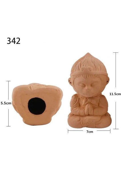 NO.342 Tarzı Akvaryum Mini Seramik Tanklar Frimp Ev Yuva Yumurtlama Yetiştiriciliği Mağara Kil Tencere Balık Tankı Peyzaj Süslemeleri Süsler (Yurt Dışından) fiyatları