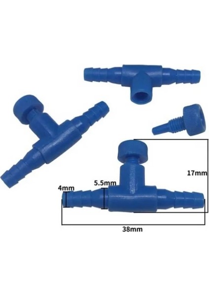 Mavi Stil 3 Adet Balık Tankı Hava Hattı Akış Kontrol Regülatörü Vana Akvaryum 4mm Havayolu Boru Boru Ayarlanabilir Konnektör Anahtarı Dokunun (Yurt Dışından) fırsatları