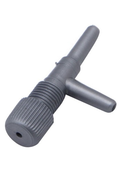 Gri Tarzı 4.5X2CM Akvaryum Balık Tankı Için Ayarlanabilir T-Şekilli Hava Anahtarı Valf Regülatörü (Yurt Dışından)