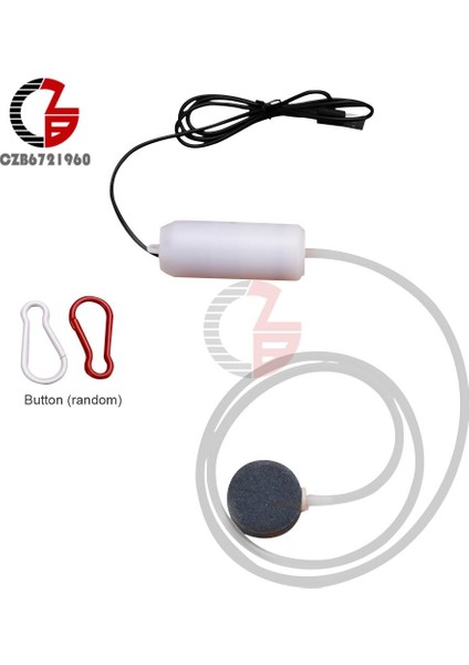 Beyaz Stil 5V 1W 1A Akvaryum Oksijen Hava Pompası Balık Tankı USB Sessiz Hava Kompresörü Enerji Tasarrufu Taşınabilir Mini Balıkçılık Balık Tankı Aksesuarları (Yurt Dışından)