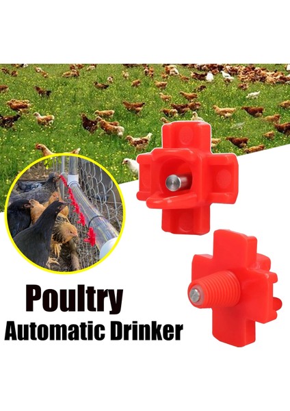 Meme Ucu Tiryakisi Tarzı 5 Adet Otomatik Suluk Nipel Suluk Çapraz Şekilli Bıldırcın Içme Bacalı Güvercin Drinke Derecesi Kova Tiryakisi (Yurt Dışından) fırsatları