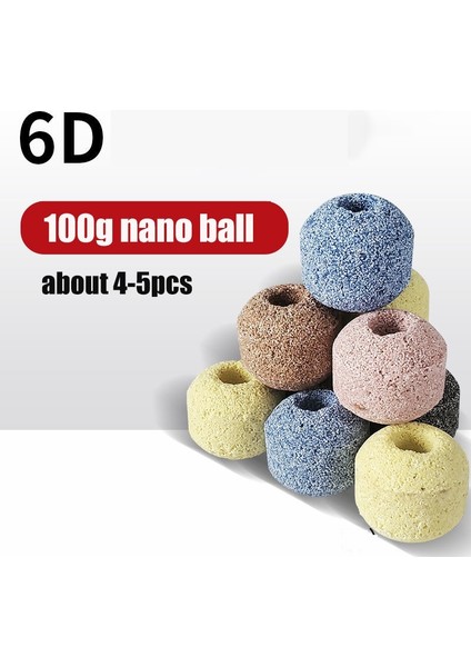 100G 6d Top Stili Akvaryum Balıkları Tank Filtre Malzemesi Biyokimyasal Nano Tuğla Kuvars Top Nitrifikasyon Bakterileri Ev Su Arıtma (Yurt Dışından)