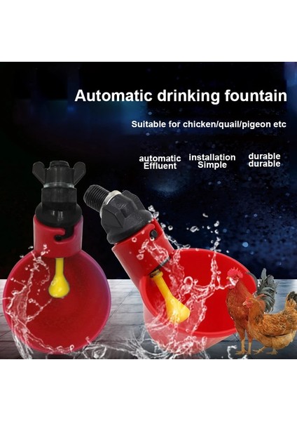 No.2 Tarzı Ana Sayfa Tavuk Suluk Tavuklar Bıldırcın Kuşları Içme Kaseleri Tavuk Için Su Aşçı Nipel Suluklar Kümes Hayvanları Çiftlik Hayvanı Malzemeleri (Yurt Dışından) modelleri