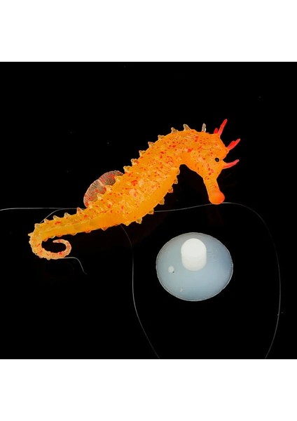 Yeşil Stil 1 Adet Balık Malzemeleri Silikon Yapay Gece Aydınlık Hipokampus Balık Tankı Akvaryum Süs Sualtı Deniz Atı Dekorasyon (Yurt Dışından) fırsatları