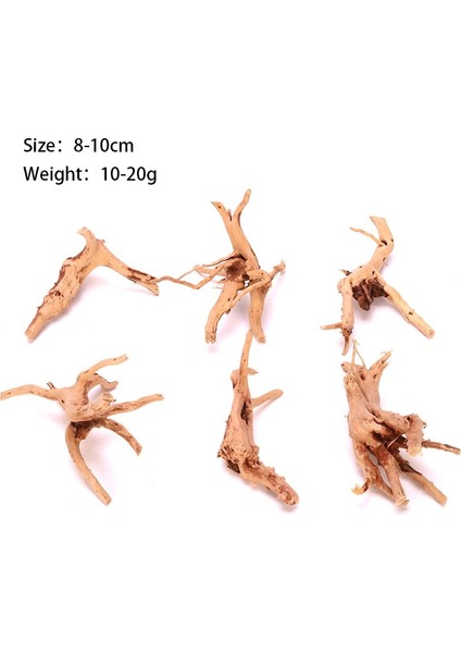 8-10CM Tarzı Drift Ahşap Balık Tankı Driftwood Doğal Ağaç Gövdesi Akvaryum Balık Tankı Bitki Akvaryum Akvaryum Dekorasyonu Altın Orman Dekoru (Yurt Dışından)