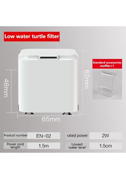 Sessiz Filtre Stili Akvaryum Kaplumbağası Düşük Su Seviyesi Mini Filtre Pompası Balık Tankı Asılı Şelale Kaplumbağa Filtre Pompası Balık Kaplumbağası Su Sirkülasyonu (Yurt Dışından)