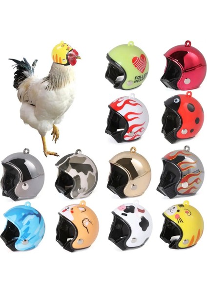 No.1 Tarzı 1 Adet Yeni Komik Tavuk Kask Pet Koruyucu Dişli Güneş Yağmur Koruma Kask Kostümleri Aksesuarları Kuş Tavuklar Küçük Pet Malzemeleri (Yurt Dışından) fiyatları