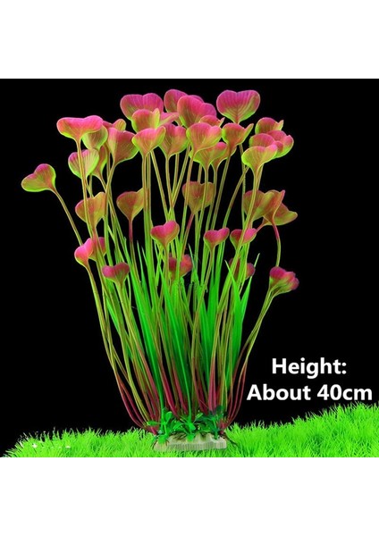 170-SARI Stil Bitki Dekorasyonu Yapay Akvaryum Bitki Dekorasyon Balık Tankı Peyzaj Su Çim Süsleri Lotus Çiçeği Sucul Dekor Akvaryum Arka Plan (Yurt Dışından) indirimleri