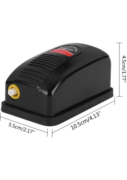 Ab Fiş Stili Enerji Verimli Akvaryum Oksijen Balık Hava Pompası Mini Ultra Sessiz Havalandırıcı Tankı Süper Sessiz Ab Tak 3W Pet Aksesuar Dropship (Yurt Dışından) modelleri