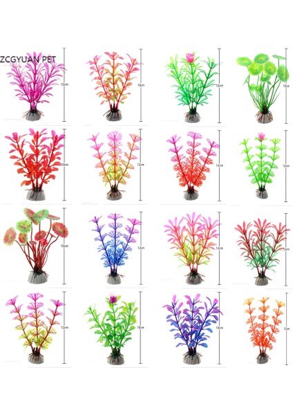 CX01-SARI Stil Akvaryum Yapay Bitkileri Balık Tankı Dekorasyon Su Çim Dekor Görünüm Süslemeleri Akvaryum Ev Dekorasyon Aksesuarları (Yurt Dışından) fiyatları