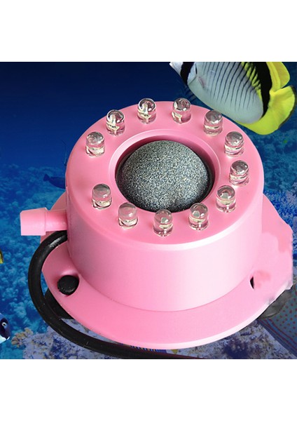 Pembe Ab Tak Stili LED Işık Renkli Balık Tankı Hava Kabarcıkları Işık Balık Tankı Kabarcık Işık LED Dalış Renkli Lamba Akvaryum Dekorasyon Süsler (Yurt Dışından) modelleri