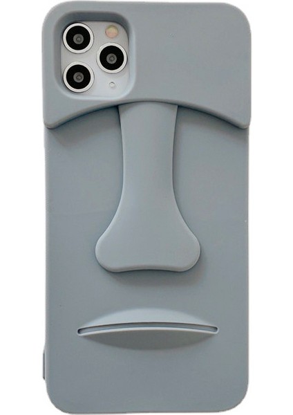 Paskalya Adası'ndaki Moai Heykeli iPhone 11 Için Apple Telefon Kılıfı (Yurt Dışından)