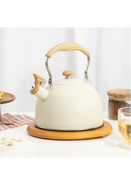 Dolity 2.5l Kamp Için Çay Isıtıcısı - Bej (Yurt Dışından)