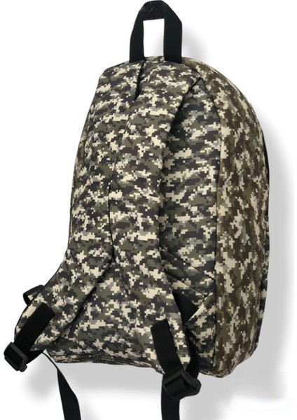 Modern Tasarım Askeri Desenli Bej Renk Hem Sırt Hem Laptop Çantası modelleri