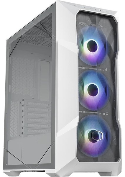 Cooler Master TD500 V2 Mesh Argb Mid Tower Beyaz Kasa Psu Yok