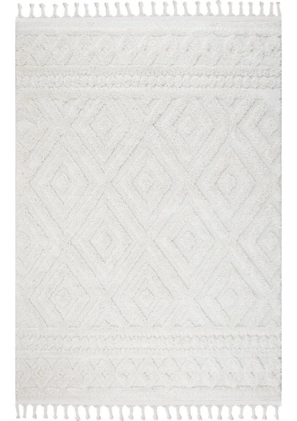 Norway Bukleli Premium Yumuşak Peluş Post Iskandinav Oturma Odası Salon Halısı 64799A