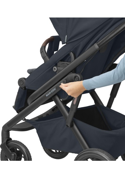 Maxi Cosi Lila Xp+ Ekstra Portbebeli Seyahat Sistem Olabilen Doğumdan Itibaren Kullanılabilen Bebek Arabası Essential Graphite