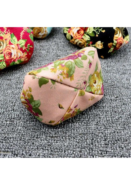 Cüzdan, Bayan Vintage Çiçek Mini Bozuk Para Cüzdanı Clutch Çanta (Pembe) (Yurt Dışından)