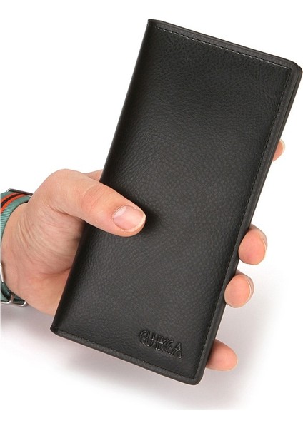 Cuıkca Yeni Moda Erkek Cüzdan Su Geçirmez Pu Deri Cüzdan Erkekler Için Çanta Çanta Telefon Kılıfı Kimlik Kredi Kartı Sahipleri (Yurt Dışından)
