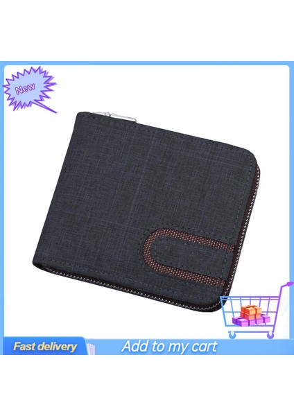 Erkekler Moda Bifold Çoklu Kart Yuvaları Cüzdan Kart Nakit Kısa Tutucu Bozuk Para Cüzdanı (Yurt Dışından) fiyatları