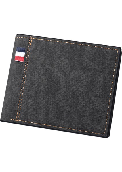 Erkekler Rahat Çok Yuvalı Üçe Katlanmış Kısa Cüzdan Kredi Kartı Fermuarlı Çanta Tutucu (Yurt Dışından) fiyatları