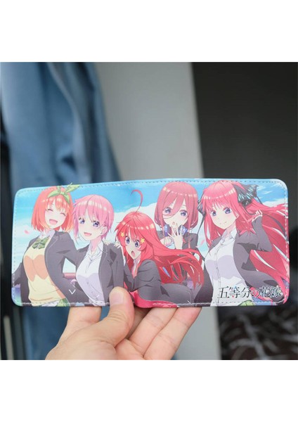 Anime Quintessential Quintuplets Pu Cüzdan ile Kımlık Kartı Tutucu Erkek Kadın Kısa Ikiye Katlanmış Kımlık Bozuk Para Cüzdanı Kese Para Klip Hediye (Yurt Dışından) fiyatları