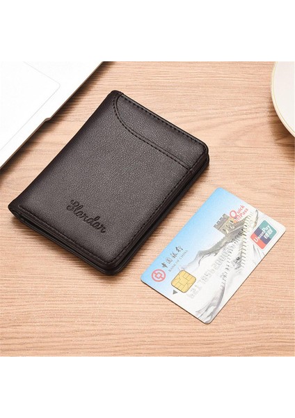 Bifold Ultra Ince Deri Cüzdan Kredi Kimlik Kartı Tutucu Bozuk Para Cüzdanı Para Çantası Erkekler Kadınlar Için 2022 Moda Çanta 11X8.3X1CM Dropshipp (Yurt Dışından) fiyatları