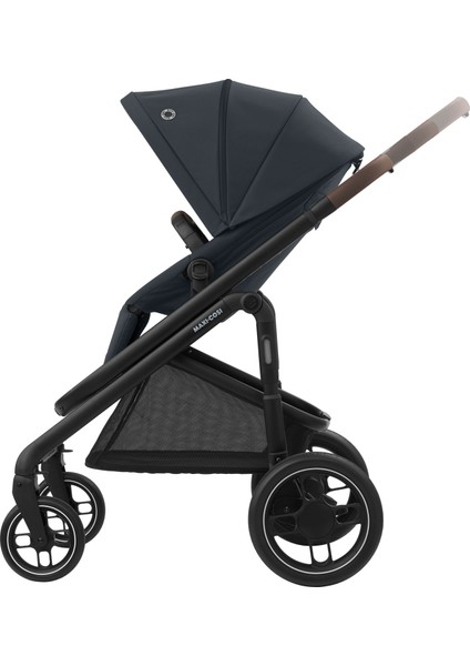 Maxi Cosi Plaza+ Ekstra Portbebeli Seyahat Sistem Olabilen Tek Elle Katlanabilen Doğumdan Itibaren Kullanılabilen Bebek Arabası Essential Graphite