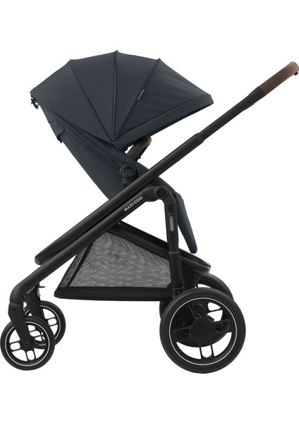 Maxi Cosi Plaza+ Ekstra Portbebeli Seyahat Sistem Olabilen Tek Elle Katlanabilen Doğumdan Itibaren Kullanılabilen Bebek Arabası Essential Graphite