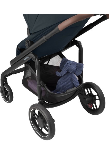 Maxi Cosi Plaza+ Ekstra Portbebeli Seyahat Sistem Olabilen Tek Elle Katlanabilen Doğumdan Itibaren Kullanılabilen Bebek Arabası Essential Graphite