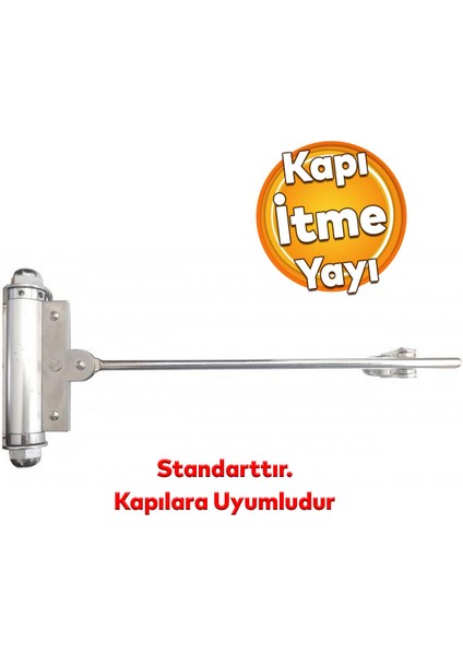 Kapı Itme Yayı Kapı Örtme Kapatma Makanizma Bahçe Çelik Dış Kapı Uyumlu