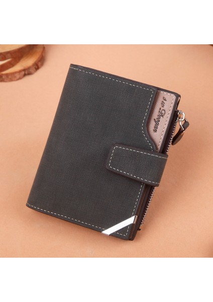 Hengsheng Yeni Erkek Kısa Cüzdan Moda Retro Tarzı Çoklu Kart Alanı Büyük Kapasiteli Buzlu Yumuşak Cüzdan Üreticileri Fabrika Satışları (Yurt Dışından)