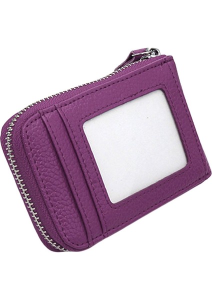 Moda Kadın Erkek Çanta Fermuar Pu Deri Kart Nakit Para Cüzdan Çanta Tutucu (Yurt Dışından) indirimleri