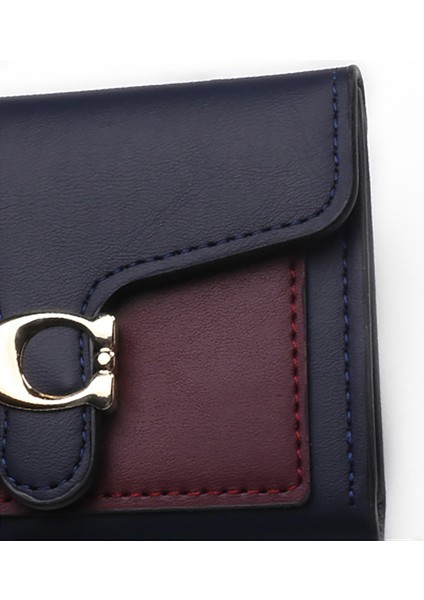 Kadın Moda Lüks Cüzdan Yeni Basit Para Para Çantası Bayan Kımlık Kredi Kartı Tutucu (Yurt Dışından)