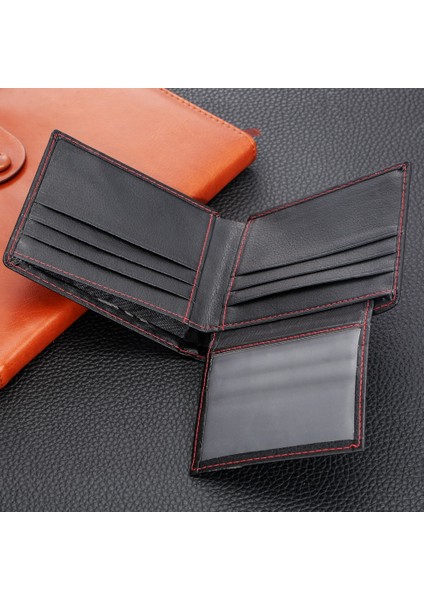 Moda Kısa Cüzdan Erkekler Için Hediye Kaplan Kafası Desen Bifold Cüzdan Rahat Katı Erkek Para Kart Tutucu Cep Cüzdan Billetera (Yurt Dışından)