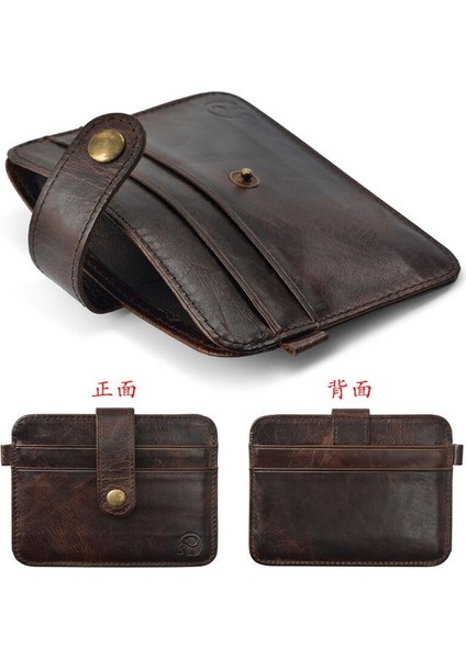 Mini Cüzdan Çile Küçük Çanta 100% Gerçek Deri Cüzdan Erkek Çantalar Erkek Debriyaj Kadın Çılgın At Deri Vintage Stil Ince (Yurt Dışından) fırsatları