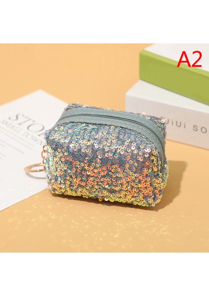 Kadın Çantası Yansıtıcı Payetli Para Cüzdanı Fermuarlı Çanta Fermuarlı Mini Kılıf Kılıfı (Yurt Dışından) fiyatları