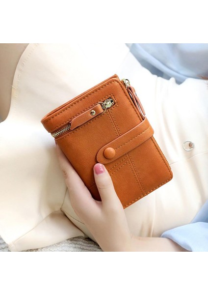 Kadın Kısa Cüzdan Mini Para Çantaları Küçük Katlı Kadın Çanta Tutucu (Yurt Dışından) fırsatları