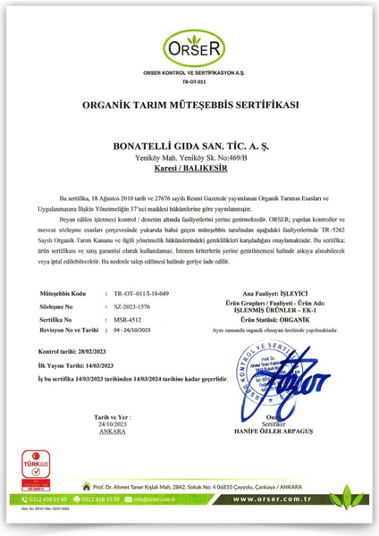 Organik Irmik 500 gr fiyatları