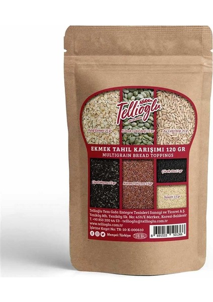 Ekmek Tahıl Karışımı 120 gr