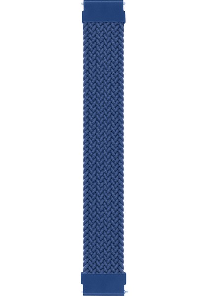 Amazfit Bip 5 Kordon, (Small Size, 135MM) Braided Solo Loop Band Lacivert