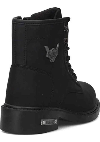 Incim ®| Harley Unisex Siyah Soğuğa Dayanıklı Içi Polarlı Rahat Şık Fermuarlı Özel Tarz Postal Bot indirimleri