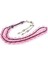 Küre Kesim Kokulu Pembe Toz Kehribar Tesbih 10 mm 3