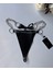 Kadın Suni Deri Halka ve Zincir Detaylı G-String - 165 1