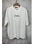 Couture Oversize T-Shirt Beyaz 1