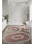 Sardunya Fransız Güpürlü Kahve 2li Banyo Paspas Takımı Çeyizlik 70 x 120 cm ve 60 x 70 cm 1