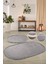 Embos Saçaklı Antrasit 2'li Banyo Paspas Takımı Lüks Çeyizlik 70 x 120 cm ve 60 x 70 cm 2