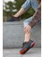 Unisex Outdoor Reflektörlü Su itici Spor Ayakkabı SS001-0355 Haki Lila 3