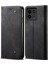 Xiaomi 13 Pro 5g Için Kot Bez Dokusu Anti-Çizelge Cep Telefonu Koruma Koruyucu Flip Cüzdan Kapak Standı-Siyah (Yurt Dışından) 1